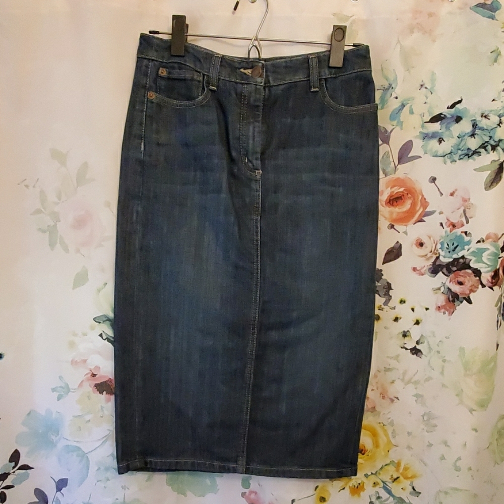 Boden Jean skirt